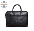 Genuine Cowhide Leather Men's Shoulder Bag & Commuter Briefcase