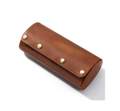 Genuine Leather 3-Slot Watch Storage Box