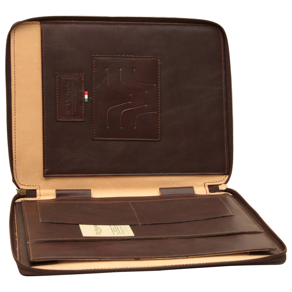 LUSSO Firenze Italian Leather Document Portfolio
