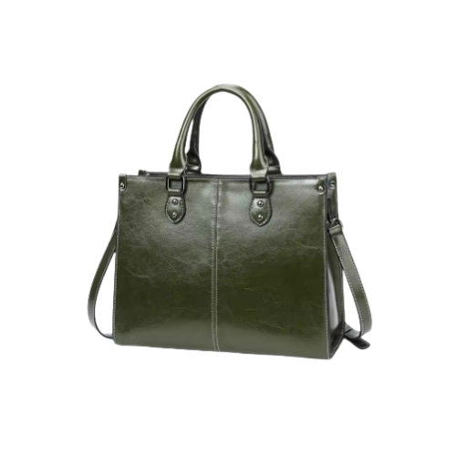 Genuine Leather Women's 4 in 1 Handbag Crossbody Tote