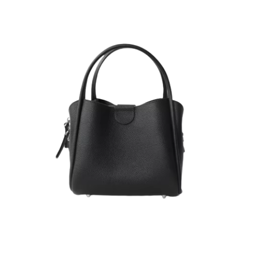 Mini Leather Bucket Crossbody Bag for Women