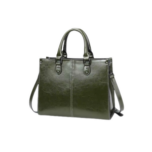 Genuine Leather Women's 4 in 1 Handbag Crossbody Tote