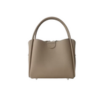 Mini Leather Bucket Crossbody Bag for Women