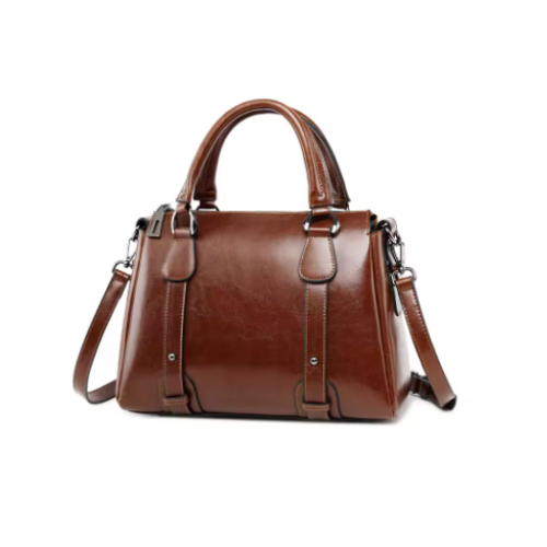 Genuine Leather Satchel Bag
