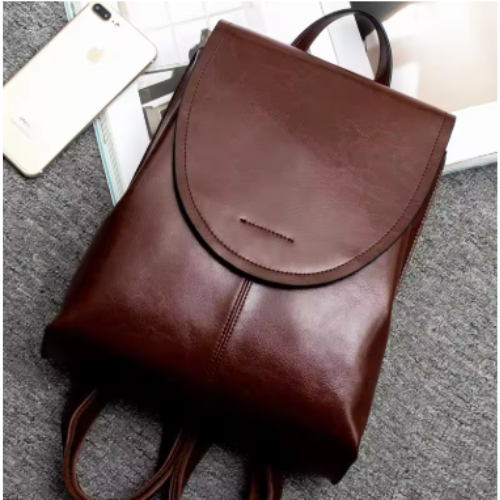 Genuine Leather Women’s  Vintage Backpack