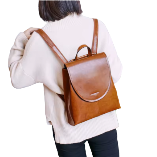 Genuine Leather Women’s  Vintage Backpack