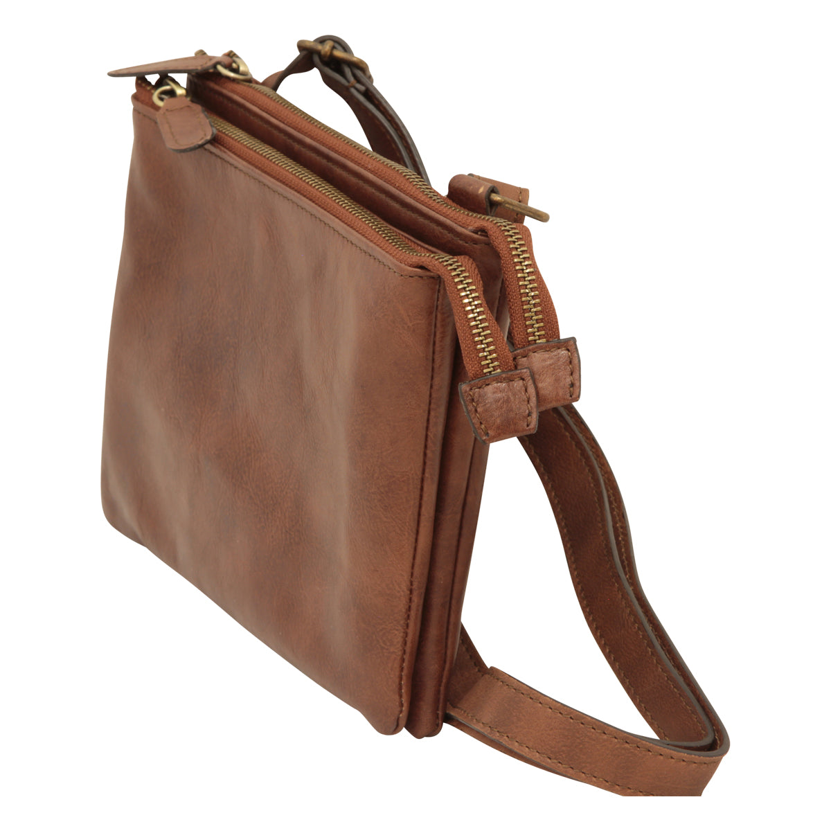 LUSSO Full-grain calfskin leather shoulder bag