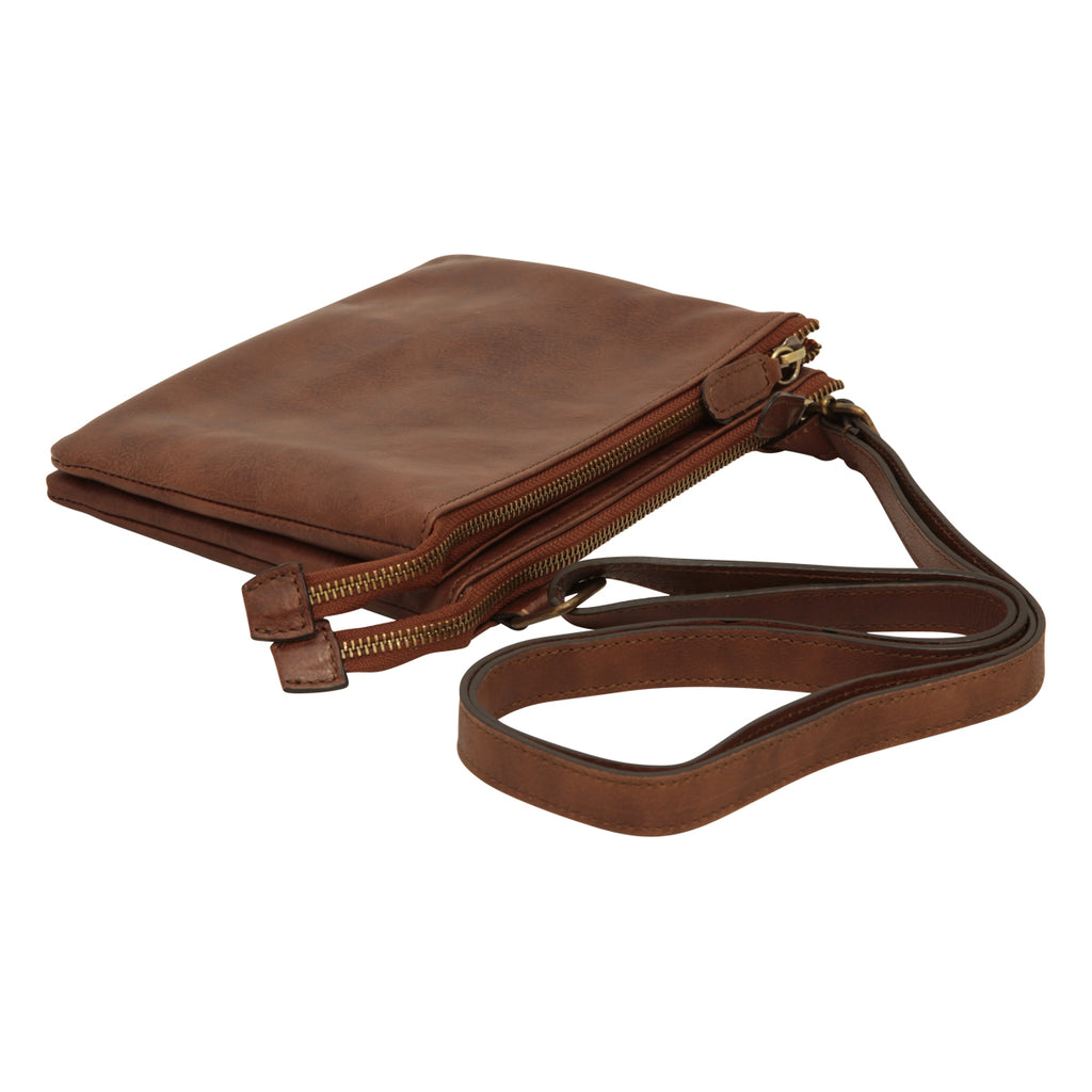 LUSSO Full-grain calfskin leather shoulder bag