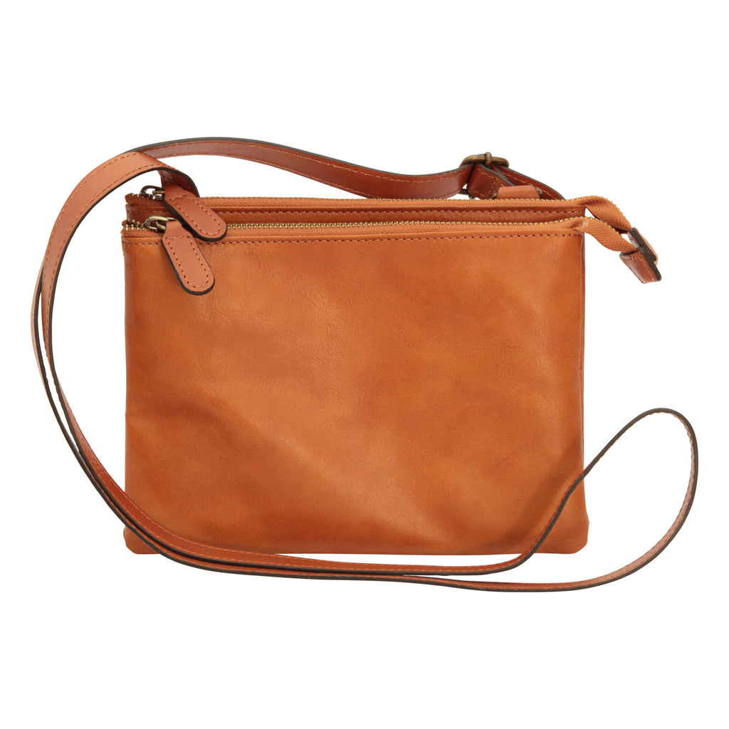LUSSO Full-grain calfskin leather shoulder bag