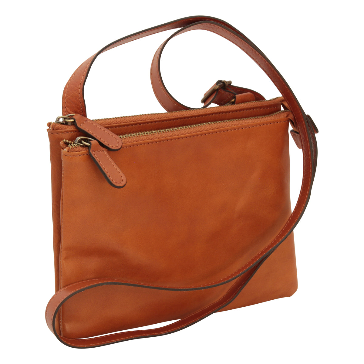 LUSSO Full-grain calfskin leather shoulder bag