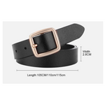 Genuine Leather Women's Buckle Waist Belt