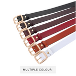 Genuine Leather Women's Buckle Waist Belt