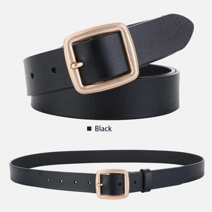 Genuine Leather Women's Buckle Waist Belt