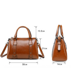 Genuine Leather Satchel Bag