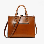 Genuine Leather Women's 4 in 1 Handbag Crossbody Tote