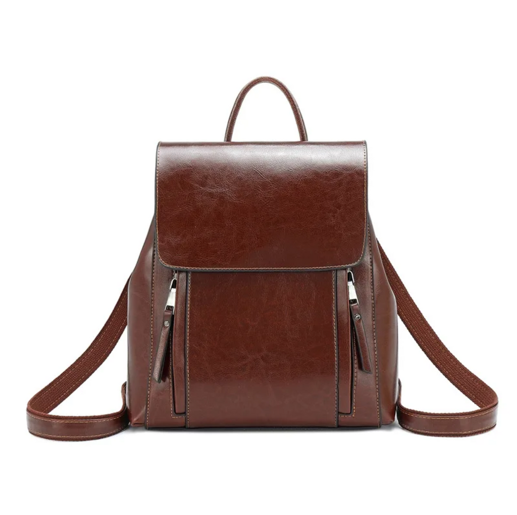 Genuine Leather Women’s Convertible Backpack