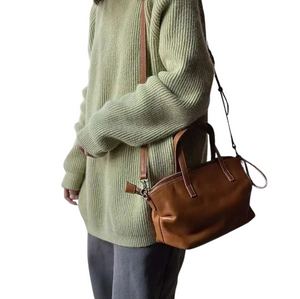 Genuine Leather Hobo Bag for Women