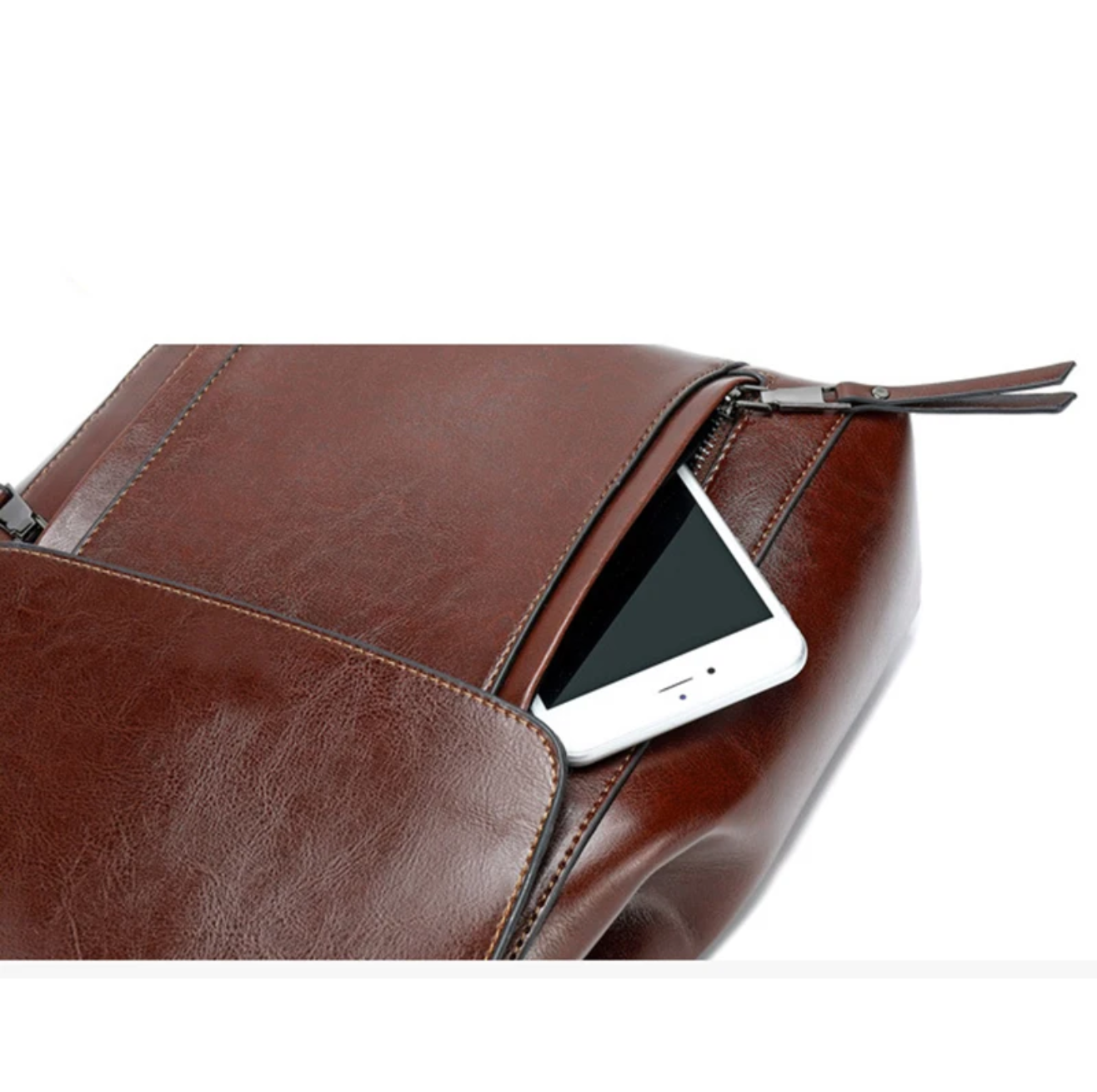 Genuine Leather Women’s Convertible Backpack