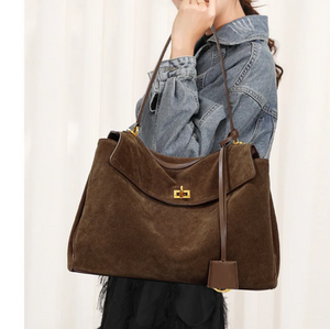 Genuine Leather Rodeo Tote Bag