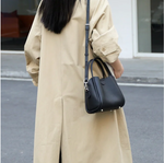 Mini Leather Bucket Crossbody Bag for Women
