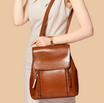 Genuine Leather Women’s Convertible Backpack