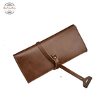 Genuine Leather Portable Tobacco Pipe Pouch Case