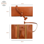 Genuine Leather Portable Tobacco Pipe Pouch Case