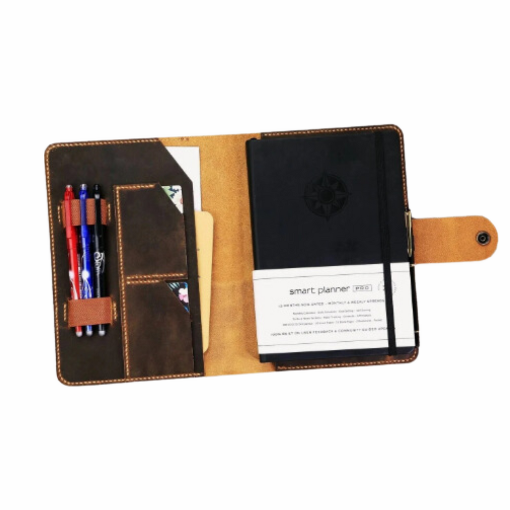 Genuine Leather Notebook Planner Cover
