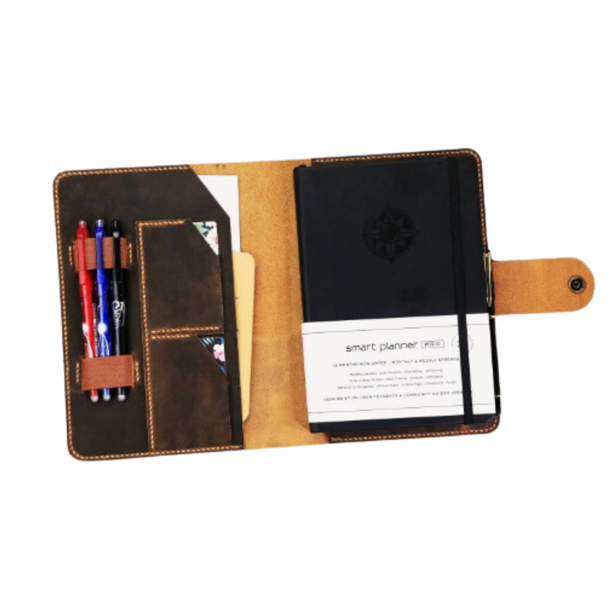 Genuine Leather Notebook Planner Cover