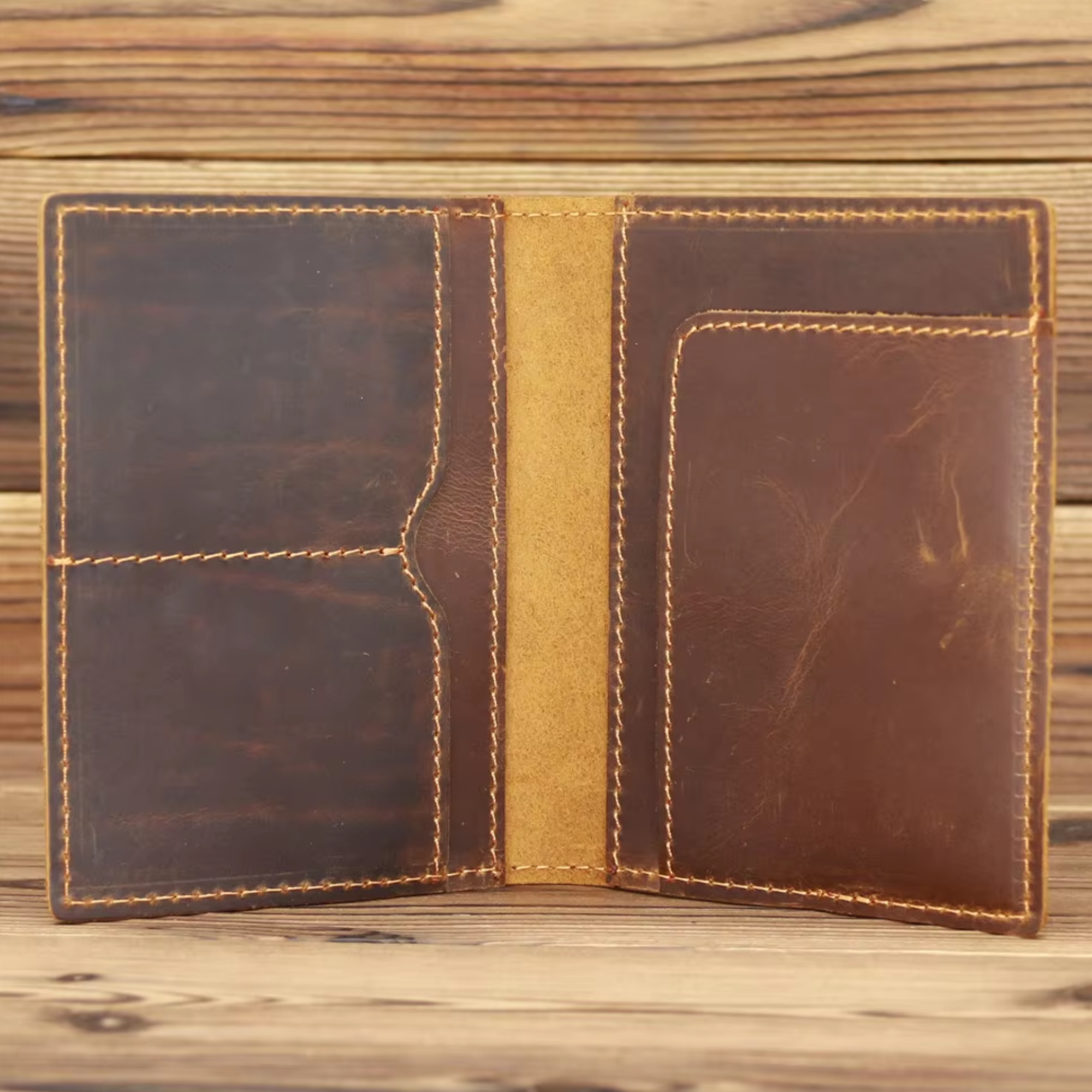 Genuine Leather Passport Cover For Malta