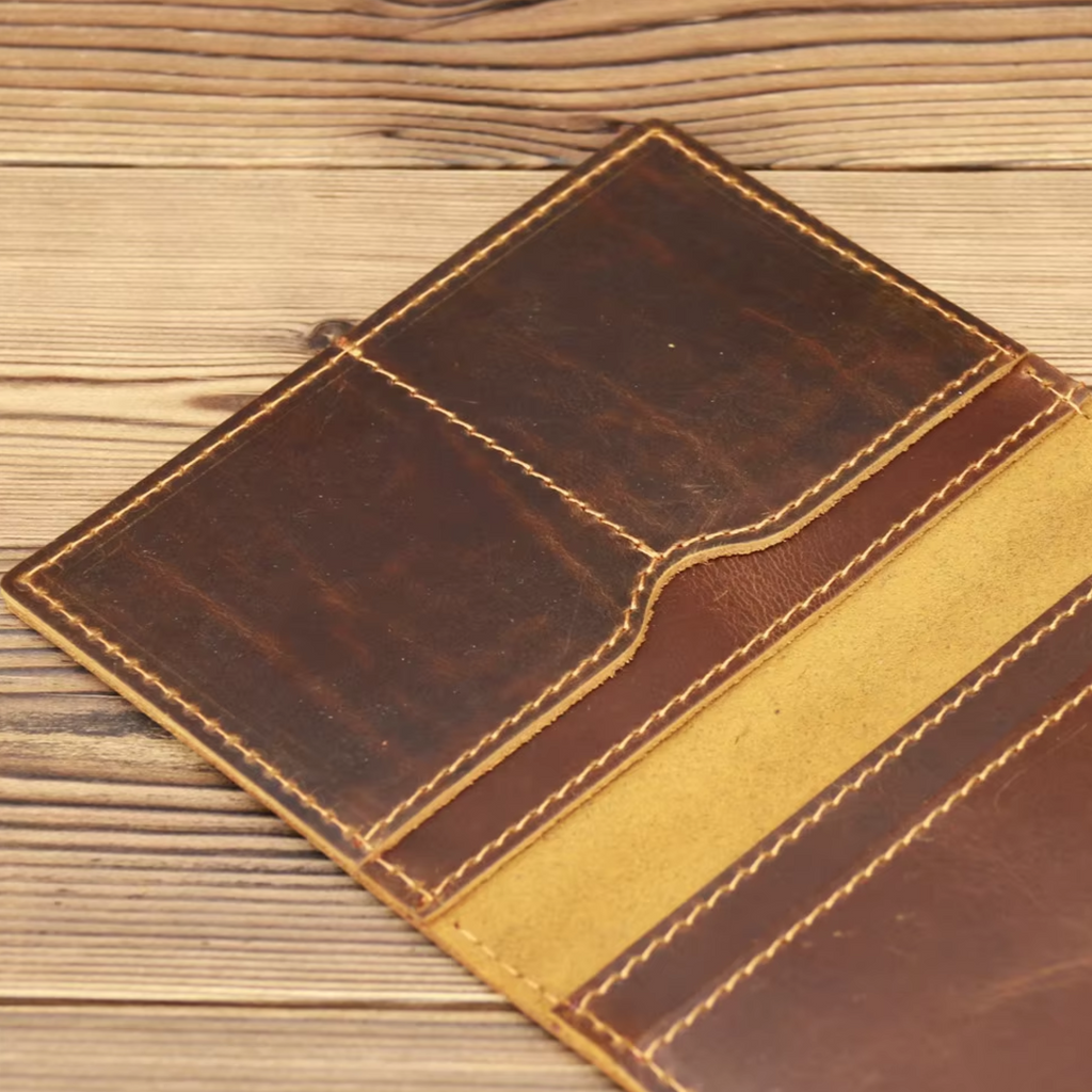 Genuine Leather Passport Cover For Malta