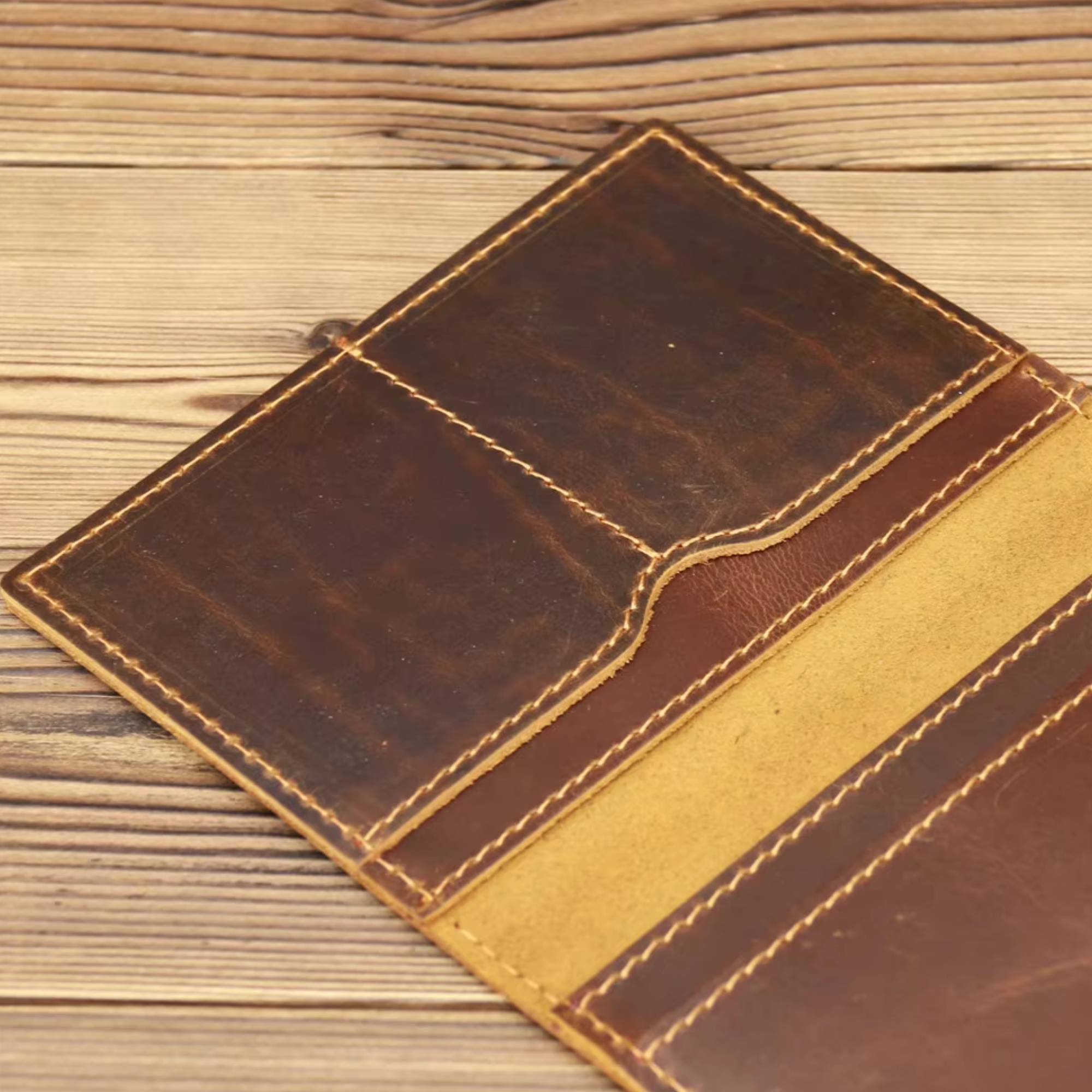Genuine Leather Passport Cover For Malta