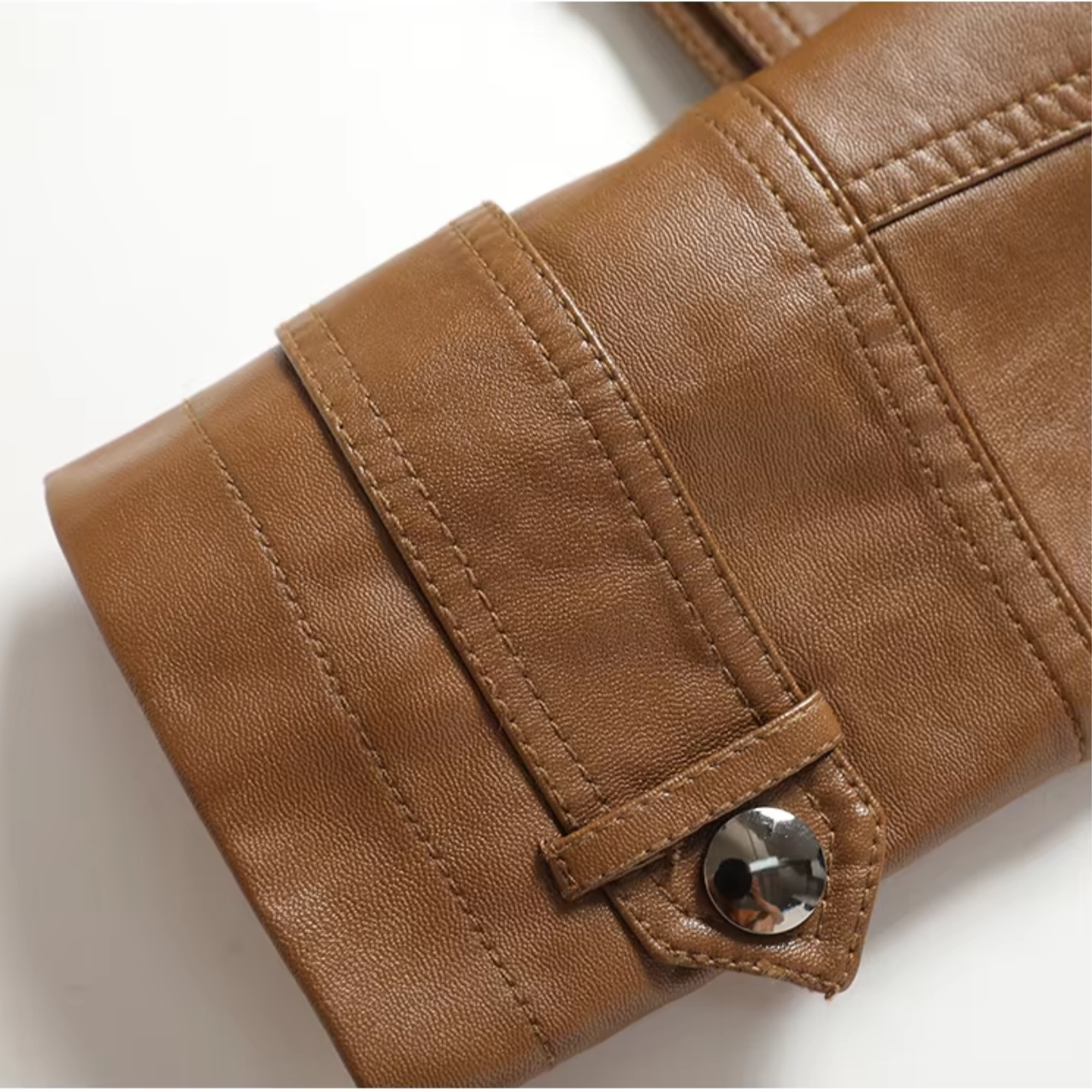 Genuine Leather Women Casual Jacket