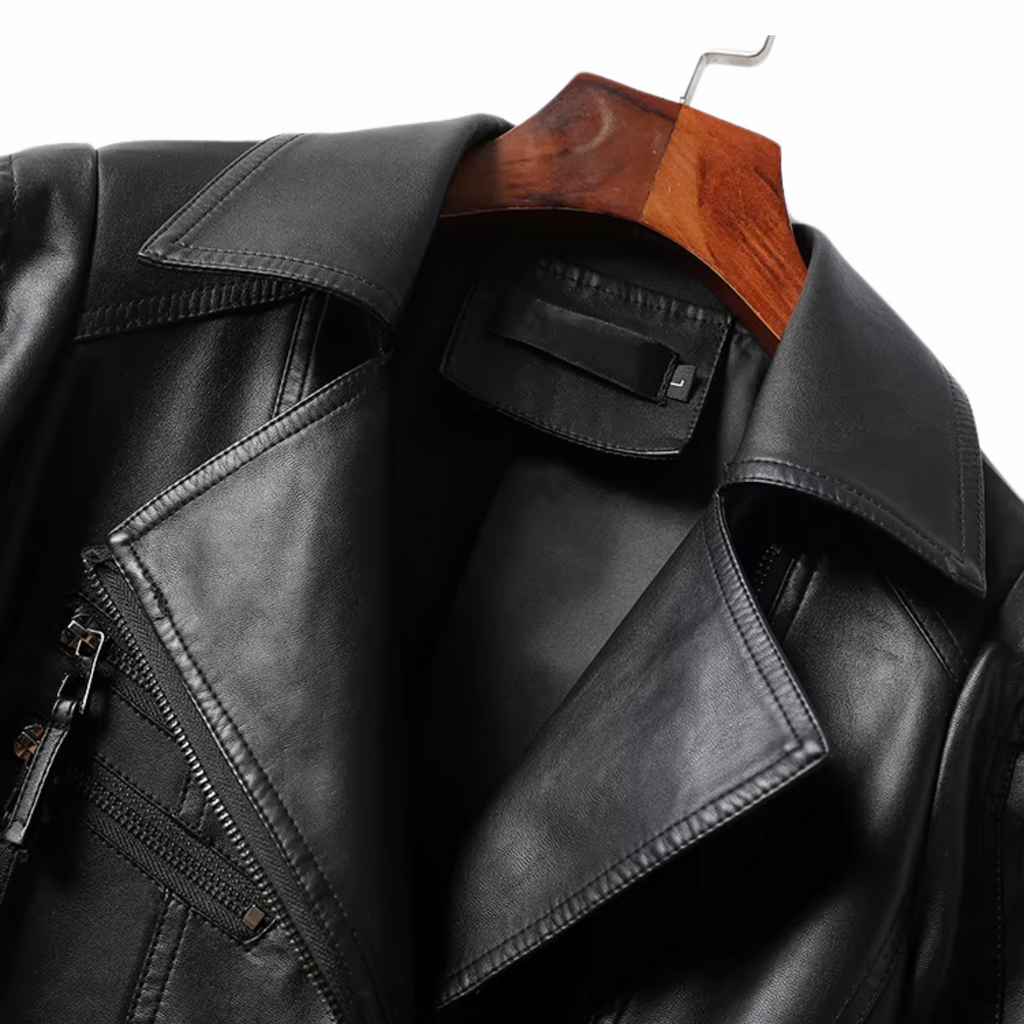 Genuine Leather Women Casual Jacket