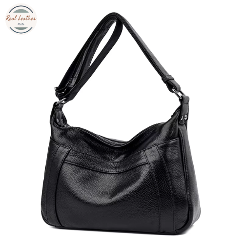 Genuine Leather Women Large Shoulder Bag for Everyday Use