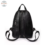 Retro Women's Convertible Leather Backpack