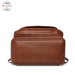 Retro Women's Convertible Leather Backpack