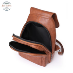 Retro Women's Convertible Leather Backpack