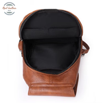 Retro Women's Convertible Leather Backpack