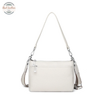 Genuine Cow Leather Crossbody Tote Bag for Women
