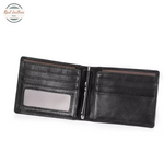 Genuine Leather Men Wallet RFID Money Clip Airtag Holder