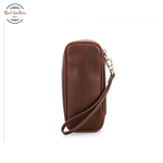 Genuine Leather Portable Tobacco Pipe Bag