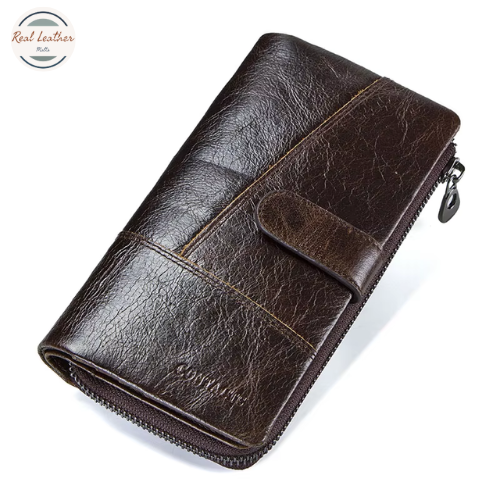 Cow Leather Clutch Wallet