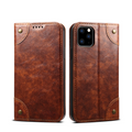 Genuine Leather Classic Flip Case for iPhone