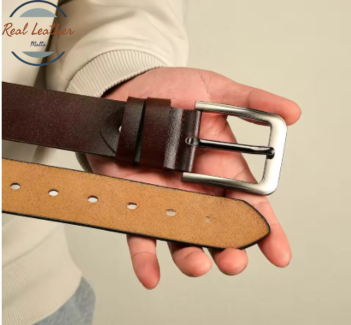 Leather Belt with Personalization