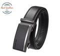 Personalized Engraved Top Layer Cowhide Leather Belt for Men with Automatic Buckle
