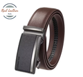 Personalized Engraved Top Layer Cowhide Leather Belt for Men with Automatic Buckle