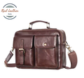 15 Inch Vintage Handmade Leather Briefcase / Laptop Bag