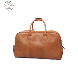 All in one leather bag Gold Duffel bag