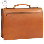 Briefcase with leather shoulder strap Briefcase